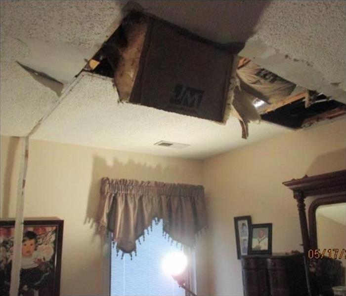 Ceiling Caving in at a Residental Property