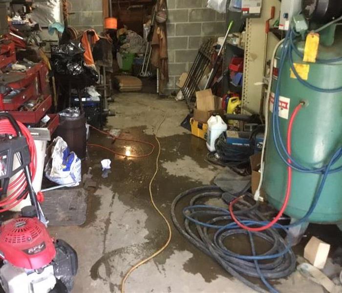 Garage Floor wet